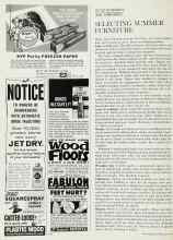 Better Homes & Gardens June 1963 Magazine Article: SELECTING SUMMER FURNITURE