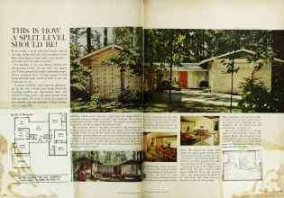 Better Homes & Gardens June 1963 Magazine Article: THIS IS HOW A SPLIT LEVEL SHOULD BE!