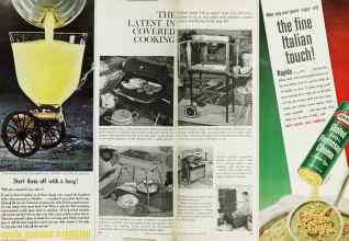 Better Homes & Gardens June 1963 Magazine Article: THE LATEST IN COVERED COOKING