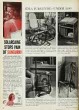Better Homes & Gardens July 1963 Magazine Article: IDEA FURNITURE--UNDER $100