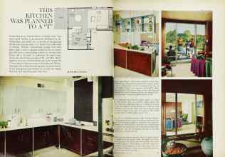 Better Homes & Gardens July 1963 Magazine Article: THIS KITCHEN WAS PLANNED TO A 