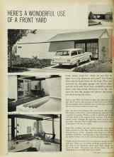 Better Homes & Gardens August 1963 Magazine Article: HERE'S A WONDERFUL USE OF A FRONT YARD