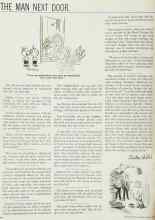 Better Homes & Gardens August 1963 Magazine Article: THE MAN NEXT DOOR