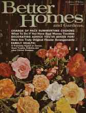 Better Homes & Gardens August 1963 Magazine Cover