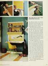 Better Homes & Gardens September 1963 Magazine Article: How to make room for a desk in a dinky bedroom? Here's the easy way