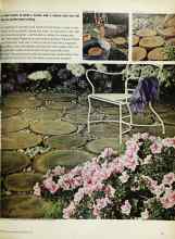 Better Homes & Gardens September 1963 Magazine Article: Use Wood Rounds to Build a Terrace Gardening where You Live!