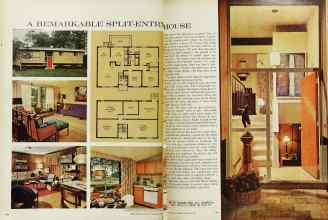 Better Homes & Gardens September 1963 Magazine Article: A REMARKABLE SPLIT-ENTRY HOUSE