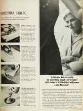 Better Homes & Gardens October 1963 Magazine Article: HANDYMAN HOW-TO