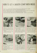 Better Homes & Gardens October 1963 Magazine Article: HOW TO GET A SMOOTH START WITH WOOD