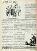 Better Homes & Gardens December 1963 Magazine Article: THE MAN NEXT DOOR