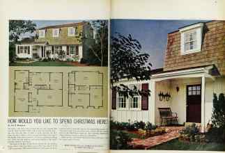 Better Homes & Gardens December 1963 Magazine Article: HOW WOULD YOU LIKE TO SPEND CHRISTMAS HERE?