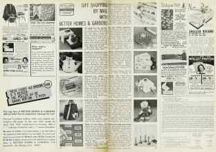 Better Homes & Gardens December 1963 Magazine Article: GIFT SHOPPING BY MAIL WITH BETTER HOMES & GARDENS
