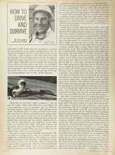 Better Homes & Gardens January 1964 Magazine Article: HOW TO DRIVE AND SURVIVE