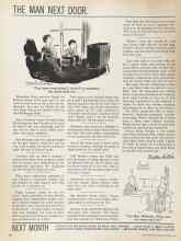 Better Homes & Gardens January 1964 Magazine Article: THE MAN NEXT DOOR