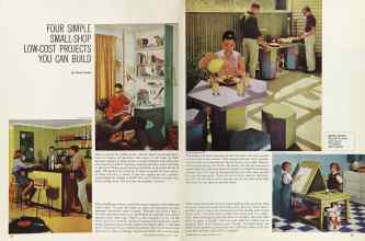 Better Homes & Gardens January 1964 Magazine Article: FOUR SIMPLE SMALL-SHOP LOW-COST PROJECTS YOU CAN BUILD