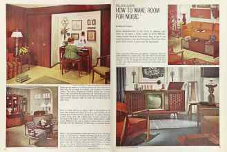 Better Homes & Gardens January 1964 Magazine Article: HOW TO MAKE ROOM FOR MUSIC