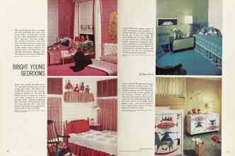 Better Homes & Gardens January 1964 Magazine Article: BRIGHT YOUNG BEDROOMS