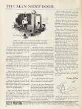 Better Homes & Gardens February 1964 Magazine Article: THE MAN NEXT DOOR