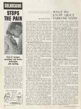 Better Homes & Gardens March 1964 Magazine Article: WHAT WE KNOW ABOUT VARICOSE VEINS