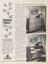 Better Homes & Gardens March 1964 Magazine Article: BUILD THIS SPACE-SAVING DESK