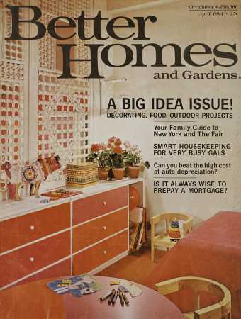 Archive of Better Homes & Gardens for 1964