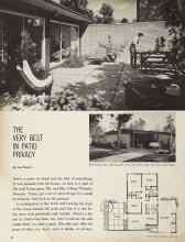 Better Homes & Gardens April 1964 Magazine Article: THE VERY BEST IN PATIO PRIVACY