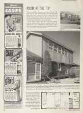 Better Homes & Gardens April 1964 Magazine Article: ROOM AT THE TOP
