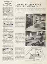 Better Homes & Gardens May 1964 Magazine Article: THESE STAIRS DO A DISAPPEARING ACT