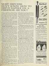 Better Homes & Gardens May 1964 Magazine Article: MOST DRIVERS DON'T KNOW HOW TO DRIVE SAFELY ON A FREEWAY. DO YOU?