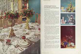 Better Homes & Gardens May 1964 Magazine Article: COCKEYED CONTAINERS!