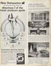 Better Homes & Gardens June 1964 Magazine Article: ARRANGEMENTS FOR BIG WINDOWS