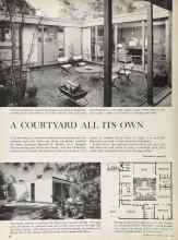 Better Homes & Gardens June 1964 Magazine Article: A COURTYARD ALL ITS OWN