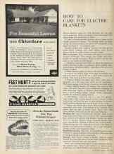 Better Homes & Gardens June 1964 Magazine Article: HOW TO CARE FOR ELECTRIC BLANKETS