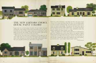 Better Homes & Gardens June 1964 Magazine Article: THE NEW EDITORS' CHOICE HOUSE PAINT COLORS!