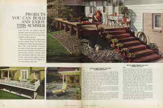Better Homes & Gardens June 1964 Magazine Article: PROJECTS YOU CAN BUILD AND ENJOY THIS SUMMER