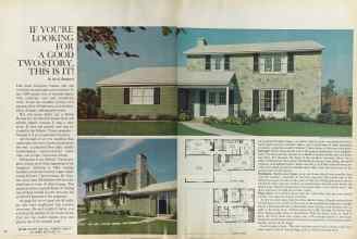 Better Homes & Gardens June 1964 Magazine Article: IF YOU'RE LOOKING FOR A GOOD TWO-STORY, THIS IS IT!