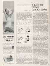 Better Homes & Gardens July 1964 Magazine Article: A HEALTH AND FIRST-AID GUIDE FOR SUMMER