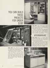 Better Homes & Gardens July 1964 Magazine Article: YOU CAN BUILD THESE PROJECTS FOR UNDER $100!