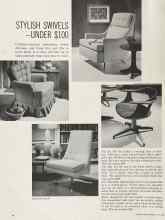 Better Homes & Gardens July 1964 Magazine Article: STYLISH SWIVELS--UNDER $100