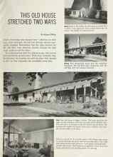 Better Homes & Gardens July 1964 Magazine Article: THIS OLD HOUSE STRETCHED TWO WAYS