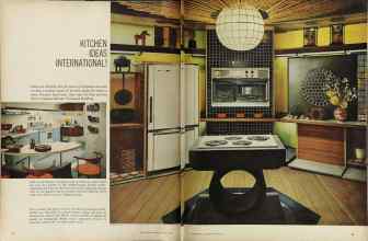 Better Homes & Gardens August 1964 Magazine Article: KITCHEN IDEAS INTERNATIONAL!