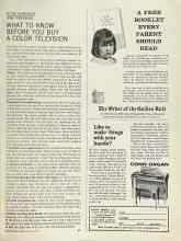 Better Homes & Gardens September 1964 Magazine Article: WHAT TO KNOW BEFORE YOU BUY A COLOR TELEVISION