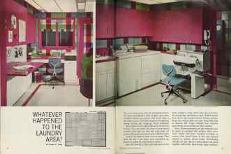 Better Homes & Gardens September 1964 Magazine Article: WHATEVER HAPPENED TO THE LAUNDRY AREA?