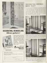 Better Homes & Gardens October 1964 Magazine Article: DECORATING WRONGS MADE RIGHT