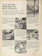 Better Homes & Gardens October 1964 Magazine Article: 10 OF THE BEST HANDYMAN TIPS WE'VE PUBLISHED