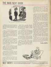 Better Homes & Gardens October 1964 Magazine Article: THE MAN NEXT DOOR