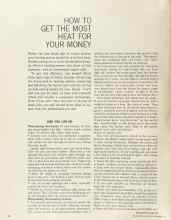 Better Homes & Gardens November 1964 Magazine Article: HOW TO GET THE MOST HEAT FOR YOUR MONEY