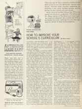 Better Homes & Gardens November 1964 Magazine Article: HOW TO IMPROVE YOUR SCHOOL'S CURRICULUM