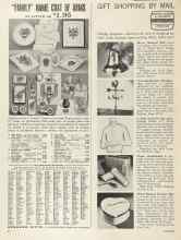 Better Homes & Gardens November 1964 Magazine Article: GIFT SHOPPING BY MAIL