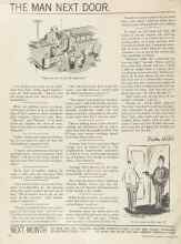 Better Homes & Gardens November 1964 Magazine Article: THE MAN NEXT DOOR